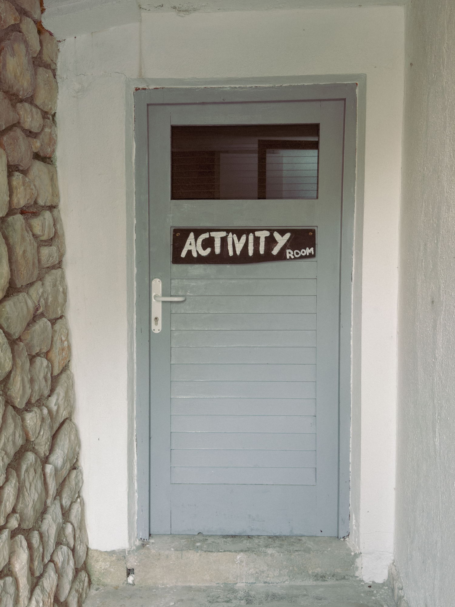 The activity room complements cycling, walking and time on the sea.
